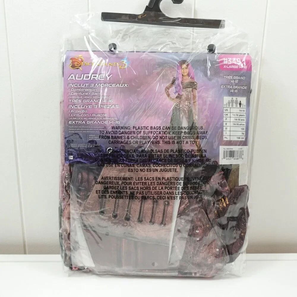 Disney Descendants 3 Kids Audrey Deluxe Costume X-Large 14-16
